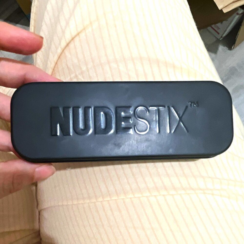 NUDESTIX Gel Color Lip + Cheek Balm Stick, Mocha Mami 0.10 oz, Sharpener